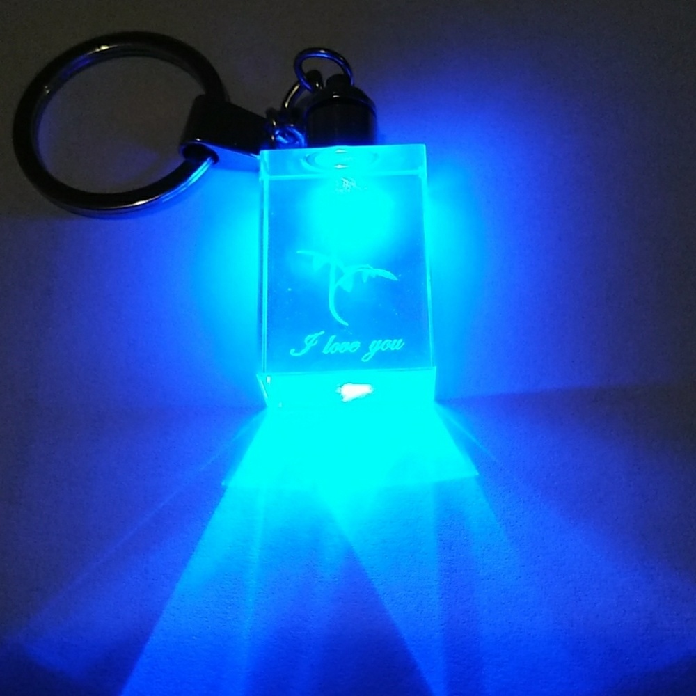 " I love you " LED keychain